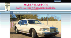 Desktop Screenshot of markviimotors.com