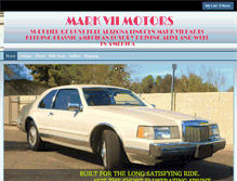 Tablet Screenshot of markviimotors.com